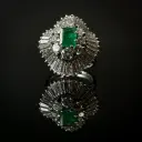 Bague Emeraude & Diamants