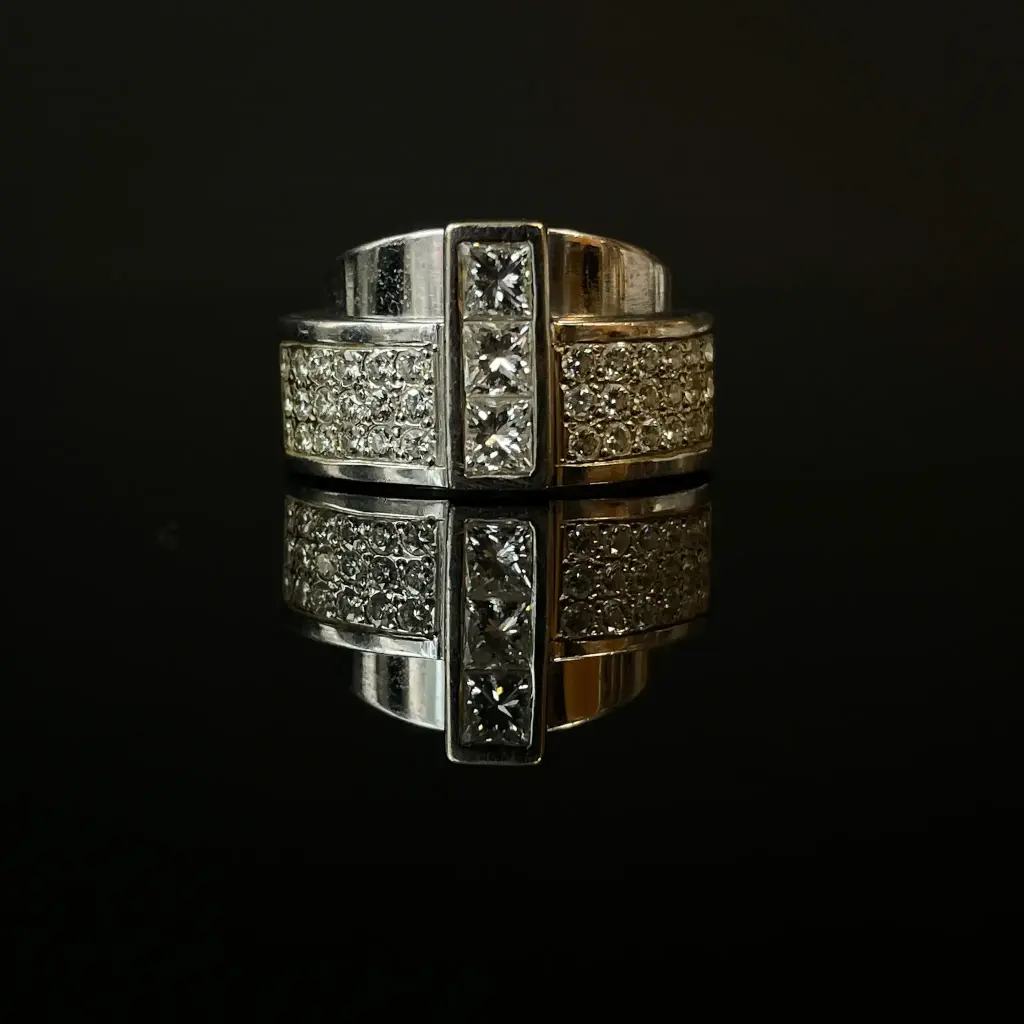 Bague diamants 