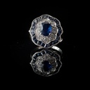 Bague saphir et diamants