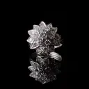 Bague Fleur Diamants