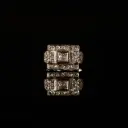 Bague tank diamants