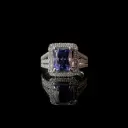 Bague Tanzanite & Diamants