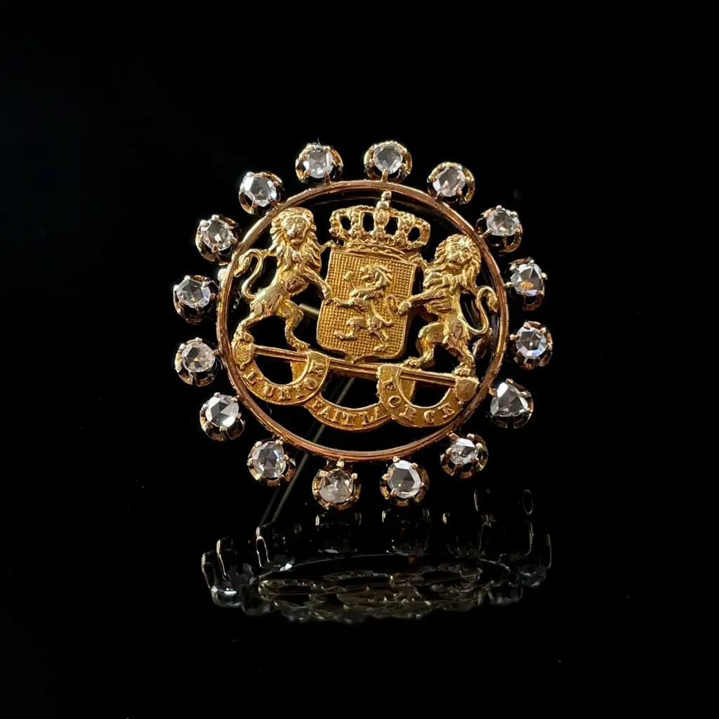 Broche Diamants