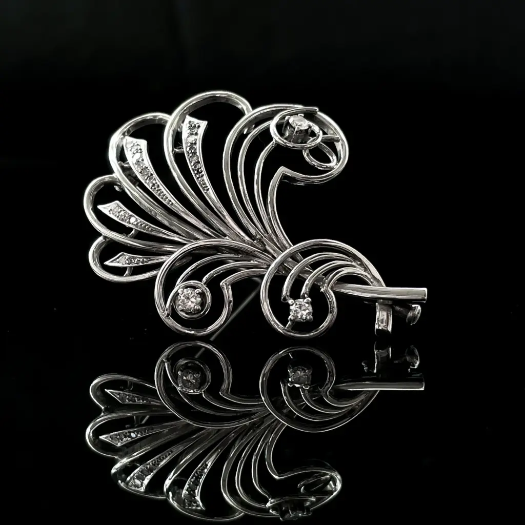 Broche Diamants