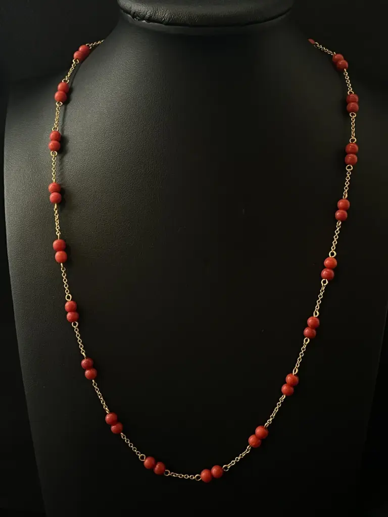 Collier de neige corail