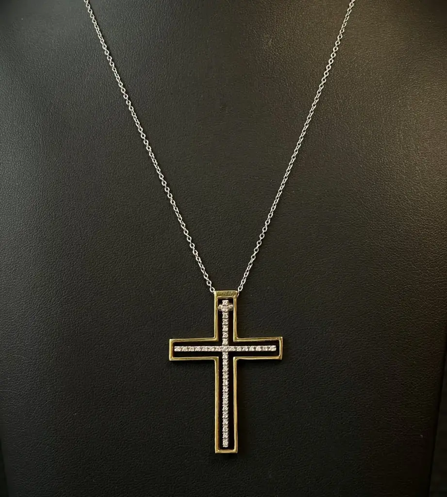 Chaine & Croix Diamants