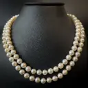 Collier double rangs perles