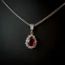 Pendentif Rubis et brillants