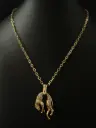 Pendentif panthère et diamants