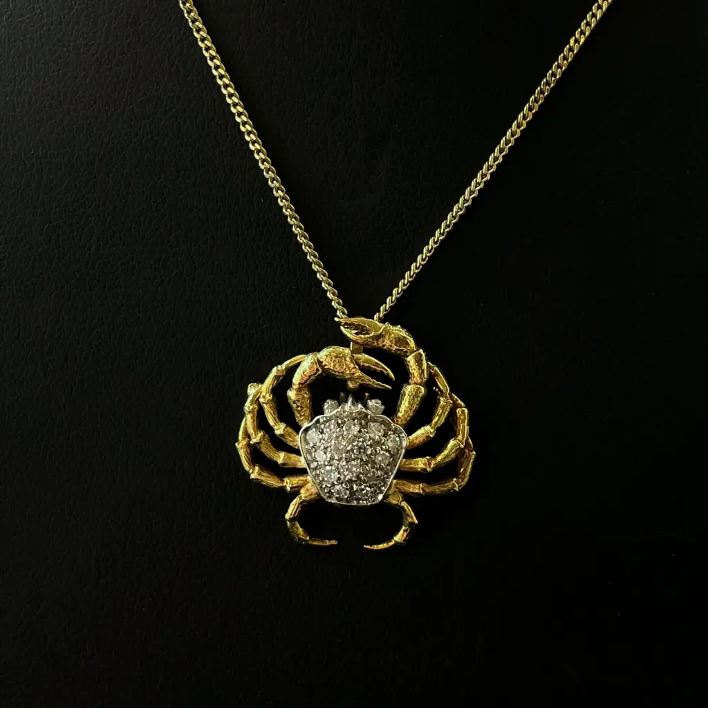 Pendentif crabe 