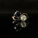 Bague Toi & Moi Saphir & Diamant