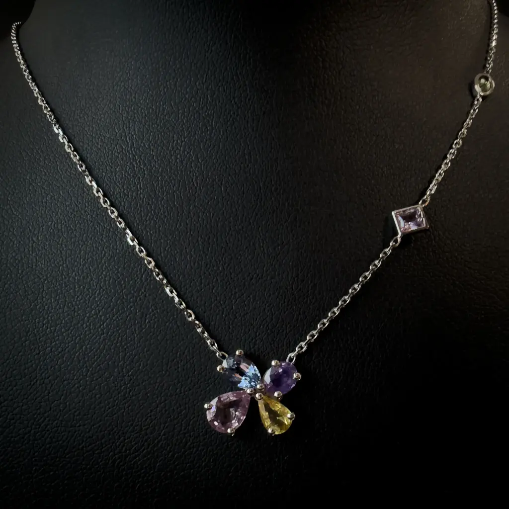 Collier saphir