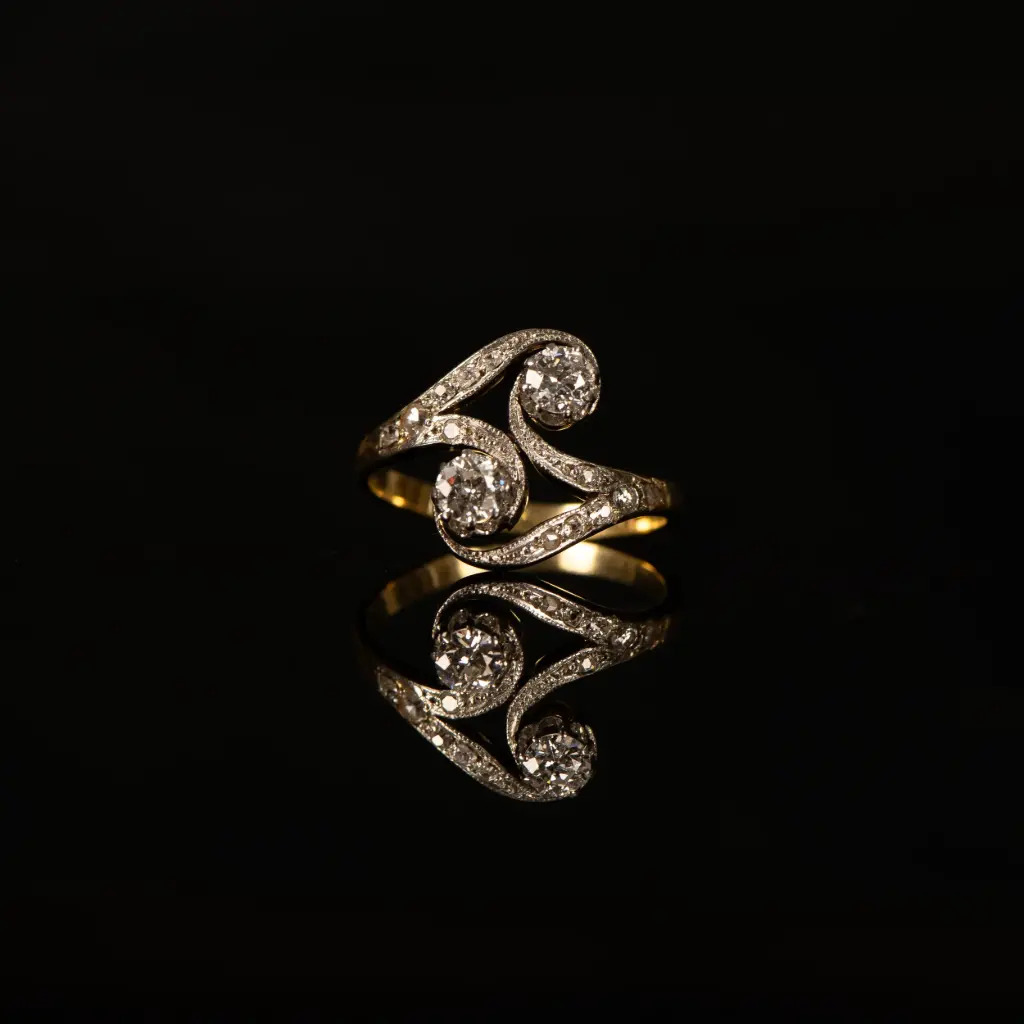 Bague toi et moi diamants