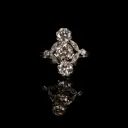 Bague trilogie diamants