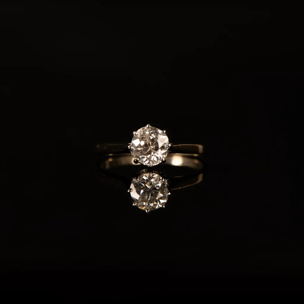 Bague solitaire diamant