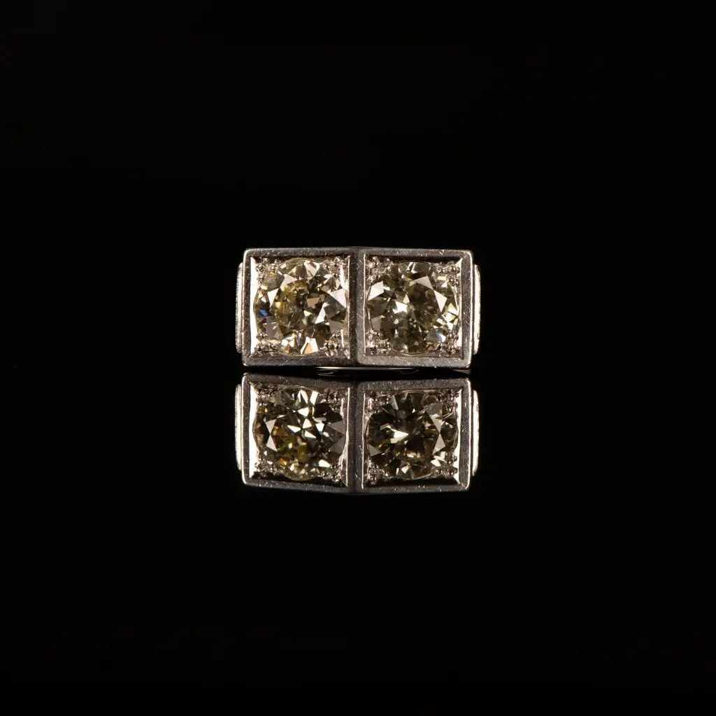 Bague Tank diamants
