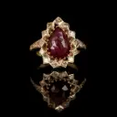 Bague rubis et diamants