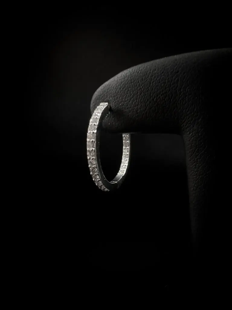 Créoles diamants