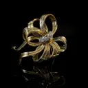 Broche or & brillants