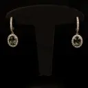 Boucles d'oreilles tourmalines & diamants