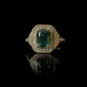 Bague Tourmaline & Diamants