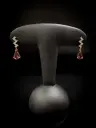 Boucles d'oreilles Tourmalines & Diamants