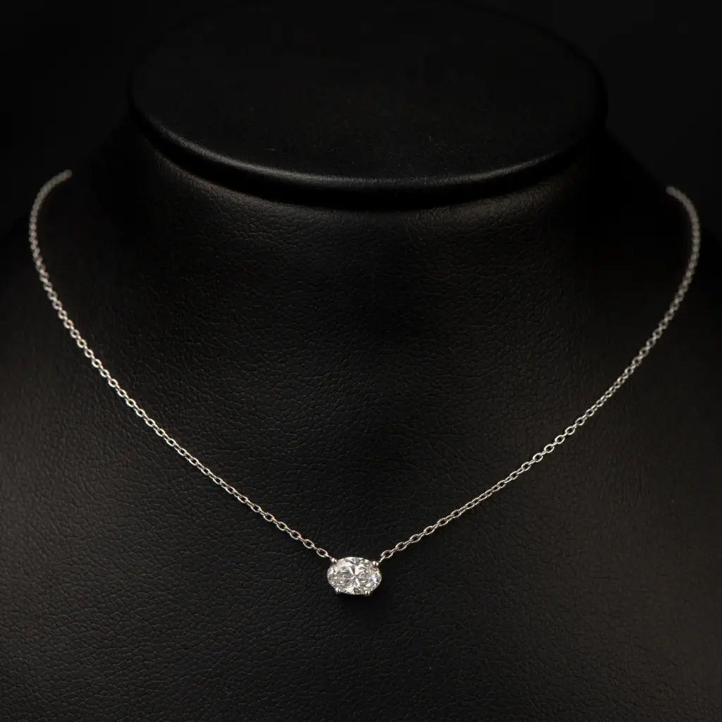 Collier diamant Solitaire