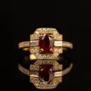 Bague Rubis & Diamants