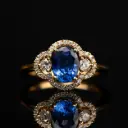 Bague Saphir & Diamants