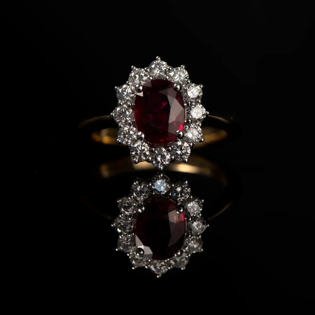 Bague Rubis & Diamant