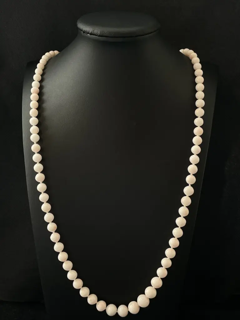 Collier perles de corail