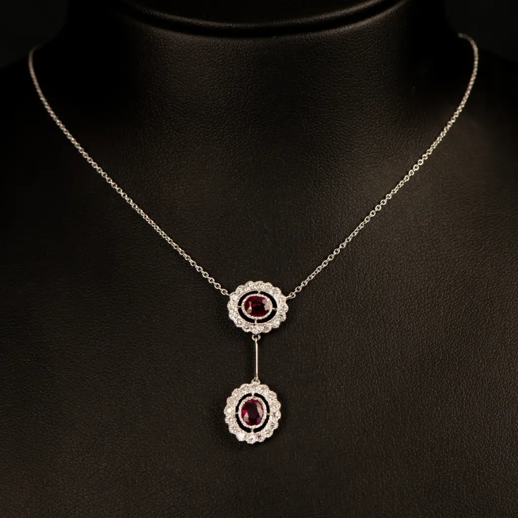 Collier Rubis & Diamants
