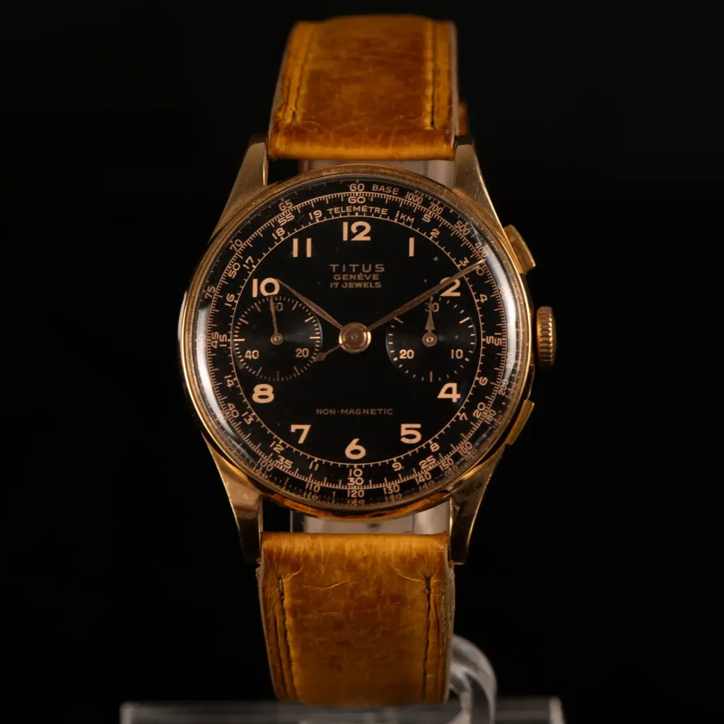 Montre Titus Chrono cadran noir