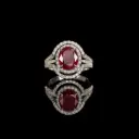 Bague Rubis & diamants