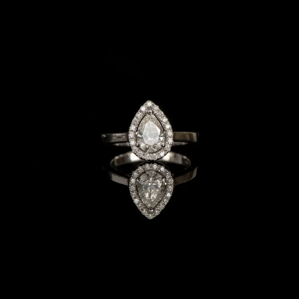 Bague Diamant poire