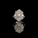 Bague Art-Déco diamants