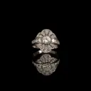 Bague Art-déco diamants