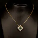 Collier tourmaline & diamants