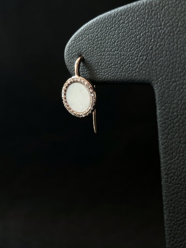 [BONAC10GHP] Boucles d'oreilles nacre et brillants