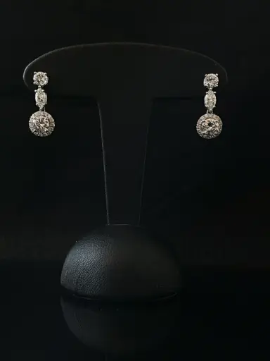 [PJC007] Boucles d'oreilles diamants
