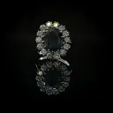 Bague saphir et diamants