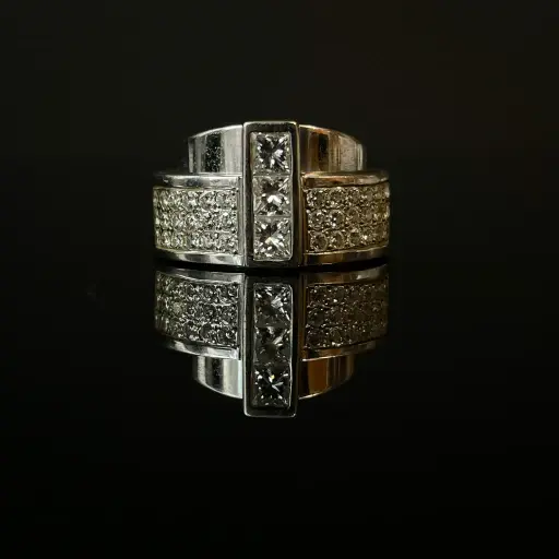 [PB11550] Bague diamants 