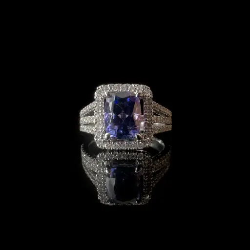 [RX6903] Bague Tanzanite & Diamants