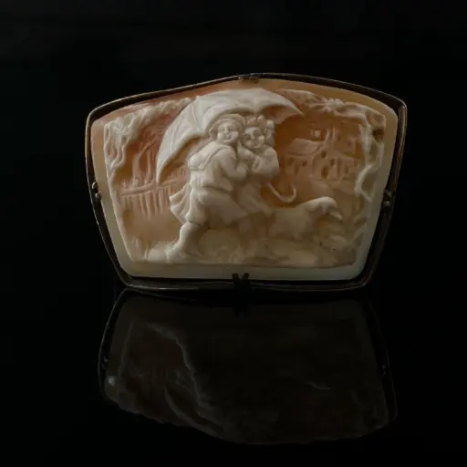 [PB9591] Broche camée