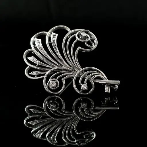 [PB10572] Broche Diamants