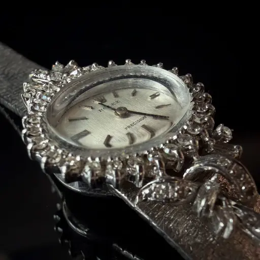 [PB11900] Monte Rolex vintage Or & Diamants