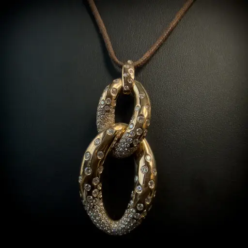 [PB11551] Collier Crivelli Or et Diamants