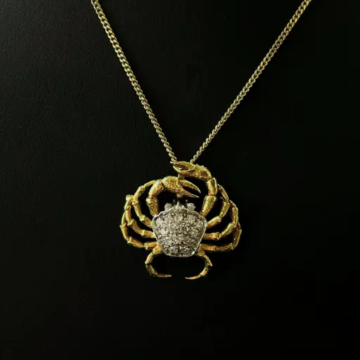 [PB8429] Pendentif crabe 
