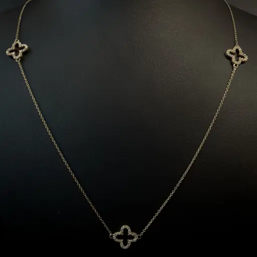 [CTL05GY] Sautoir Diamants