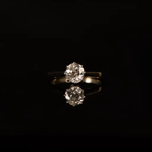 [PB12987] Bague solitaire diamant